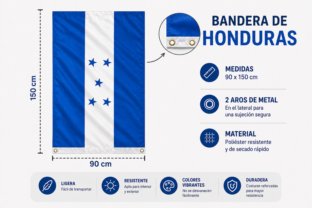 Bandera de Honduras - 90*150cm