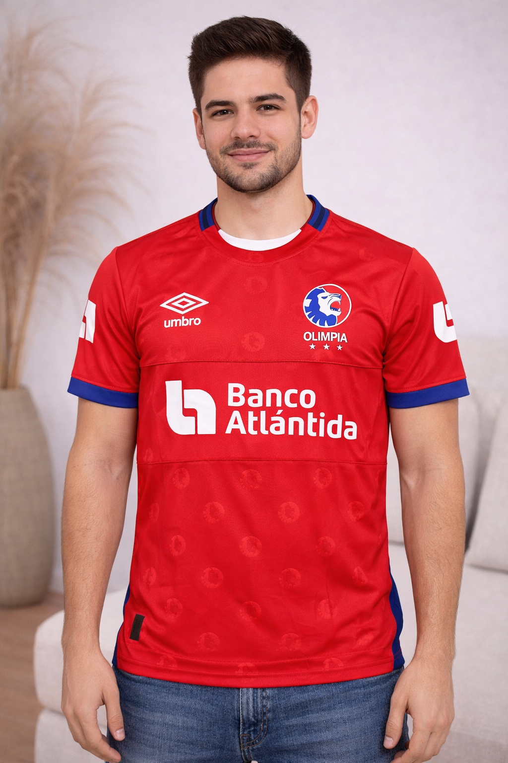 Camiseta deportiva del Olimpia equipo de futbol de Honduras - Roja