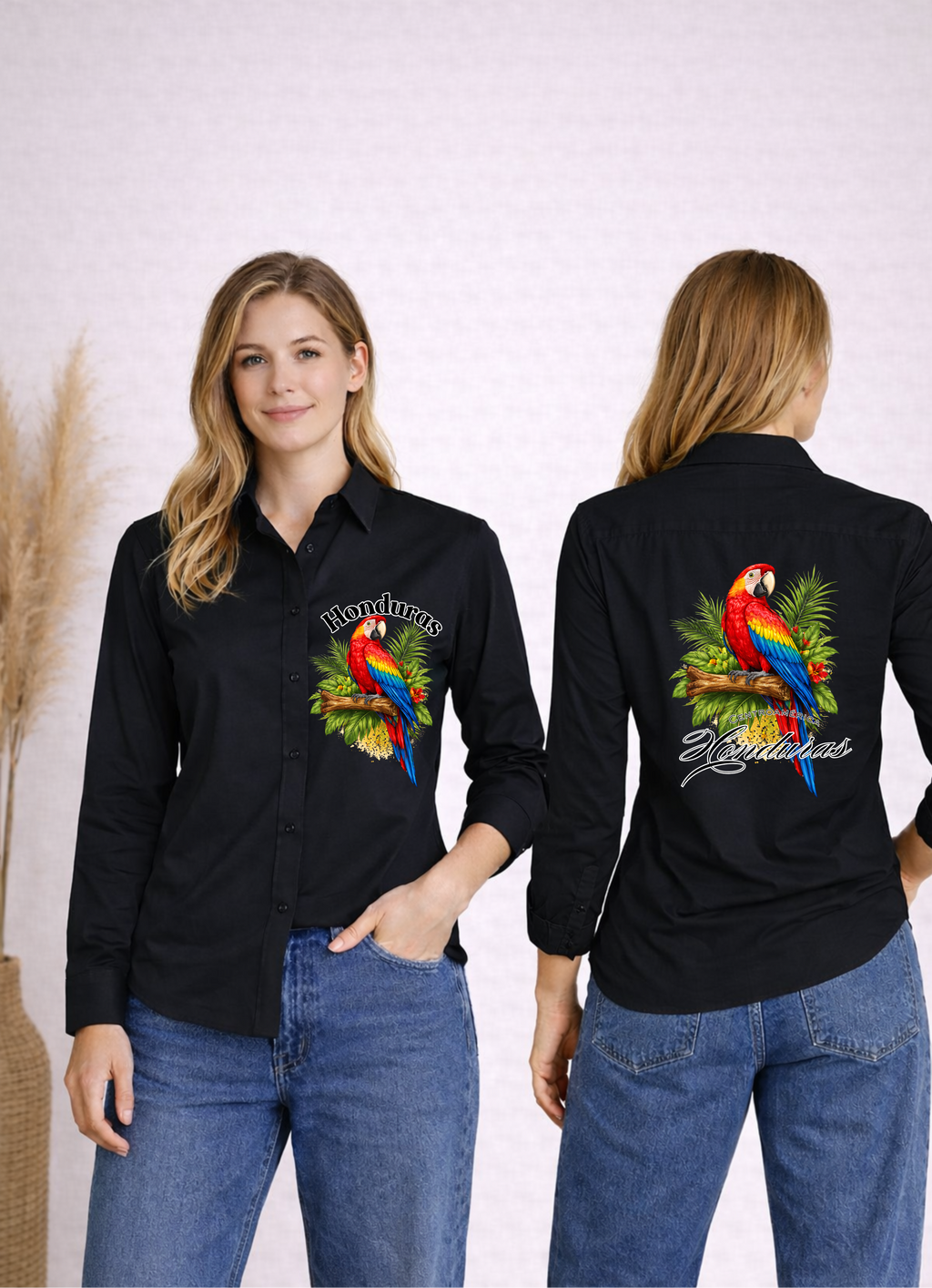Camisa de botones con diseño Guara - Honduras