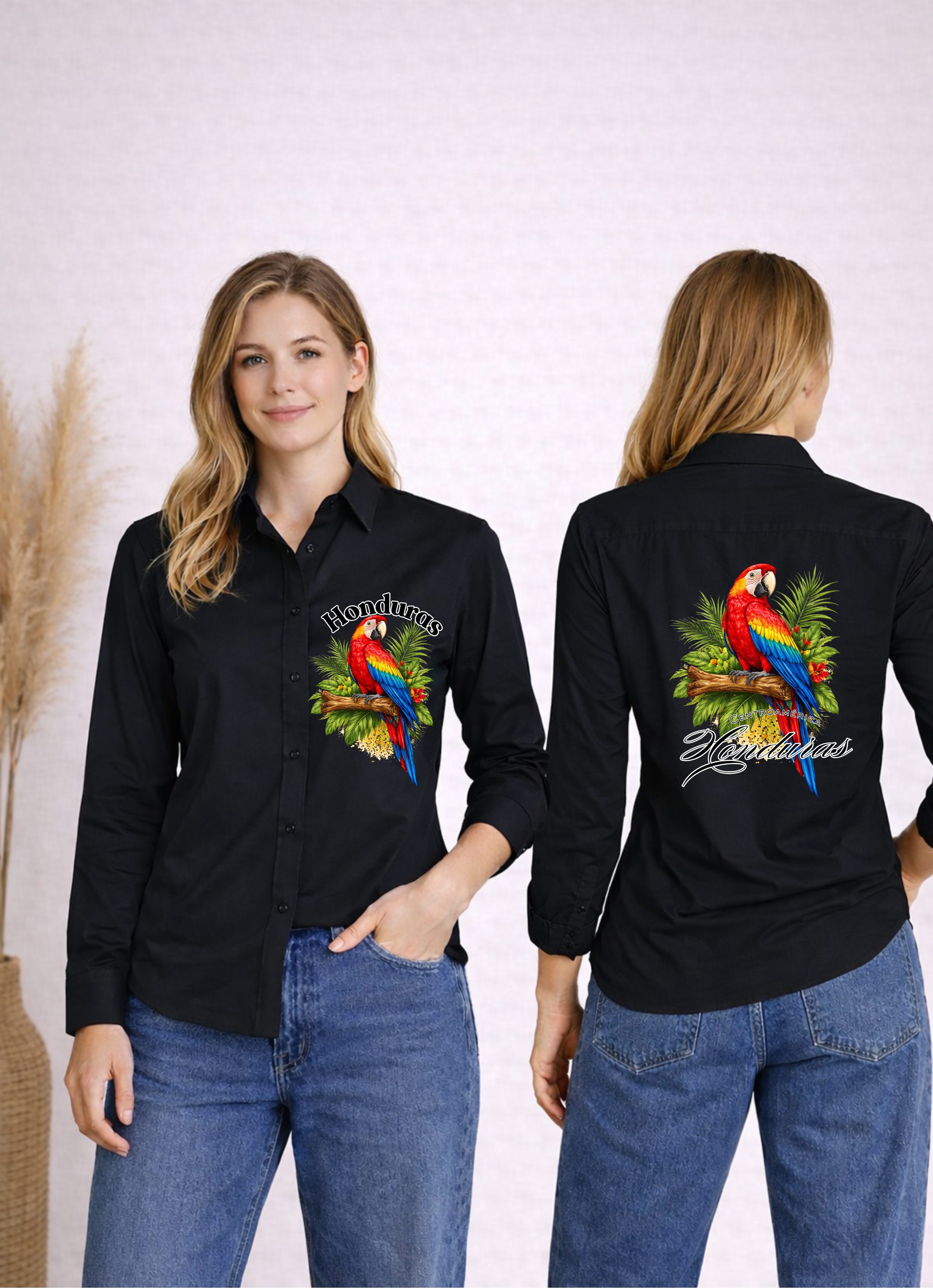 Camisa de botones con diseño Guara - Honduras