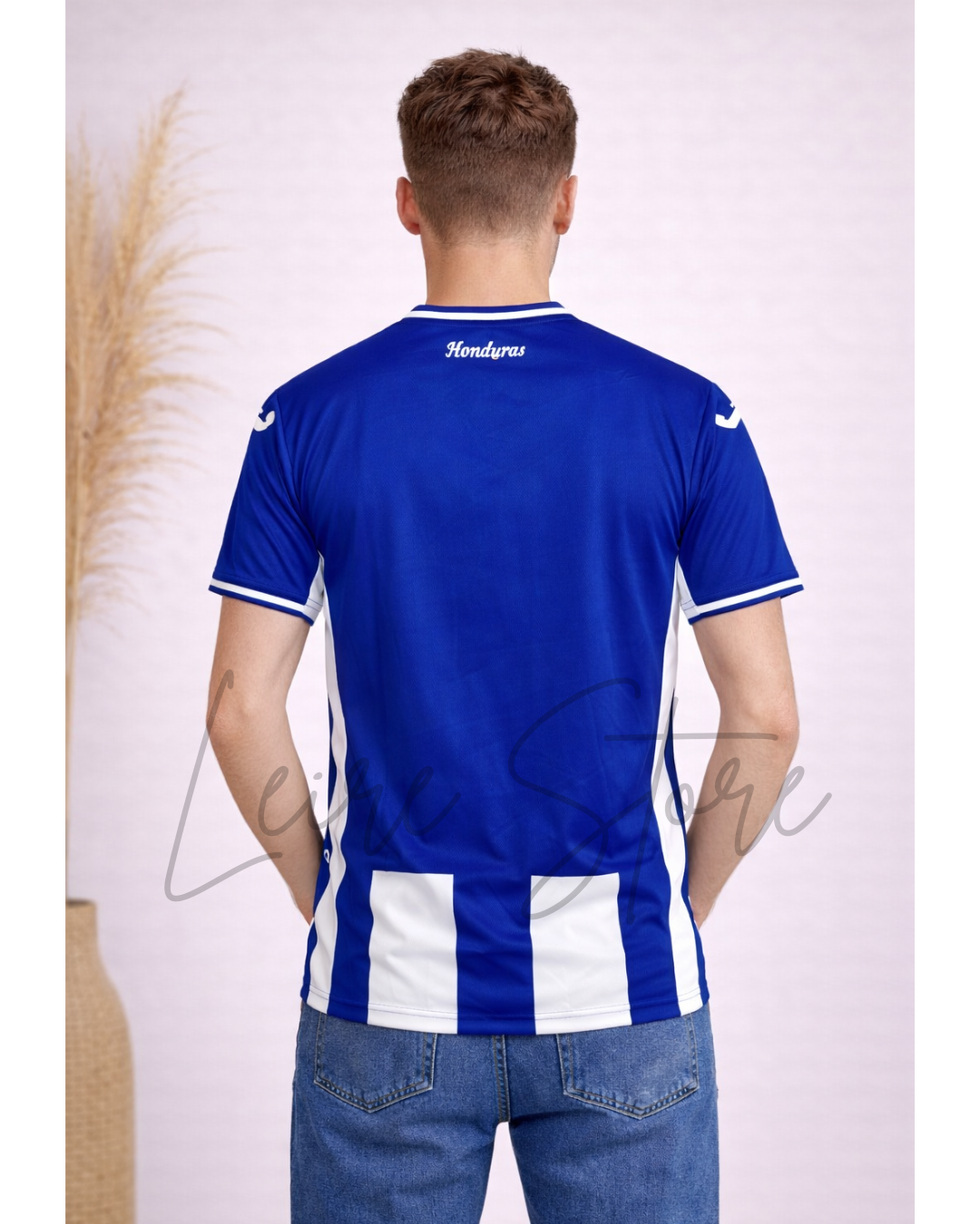 Camiseta deportiva de Honduras - con rayas azul y blanco