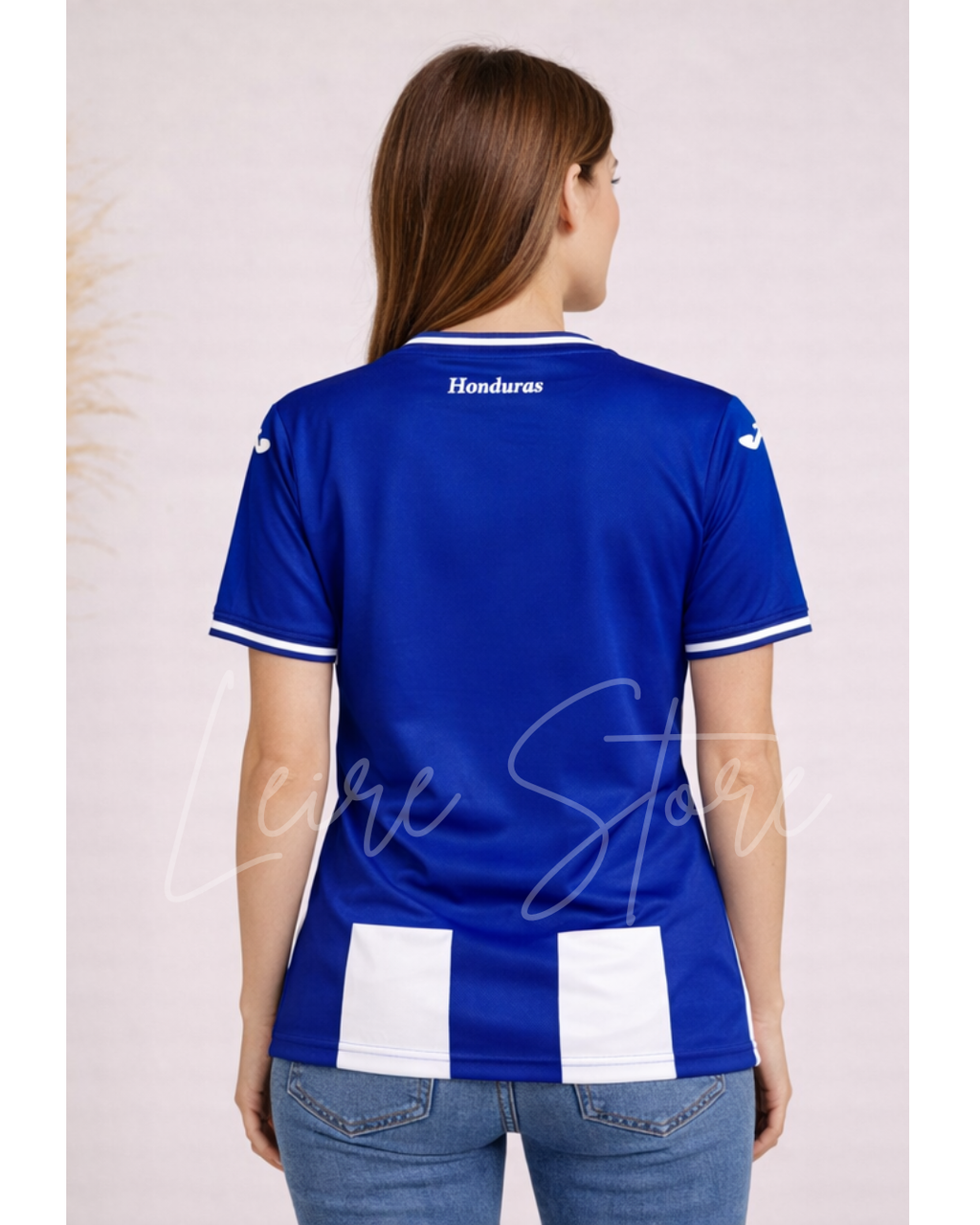Camiseta deportiva de Honduras - con rayas azul y blanco