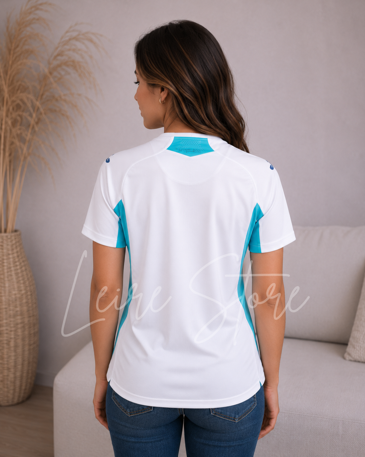 Camiseta deportiva de Honduras NUEVA - Blanco con 2 rayas azules
