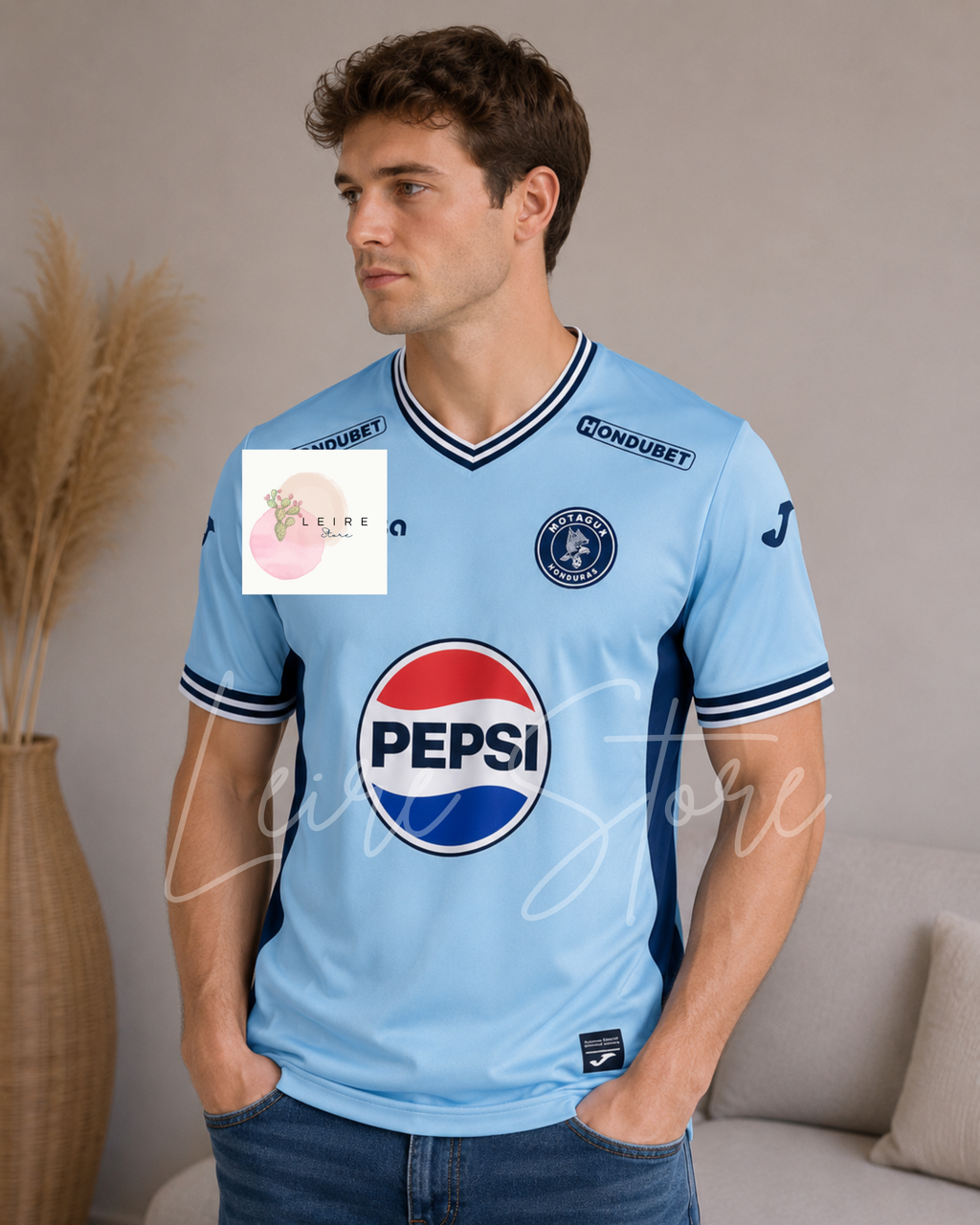 Camiseta deportiva del Motagua - Honduras Azul claro