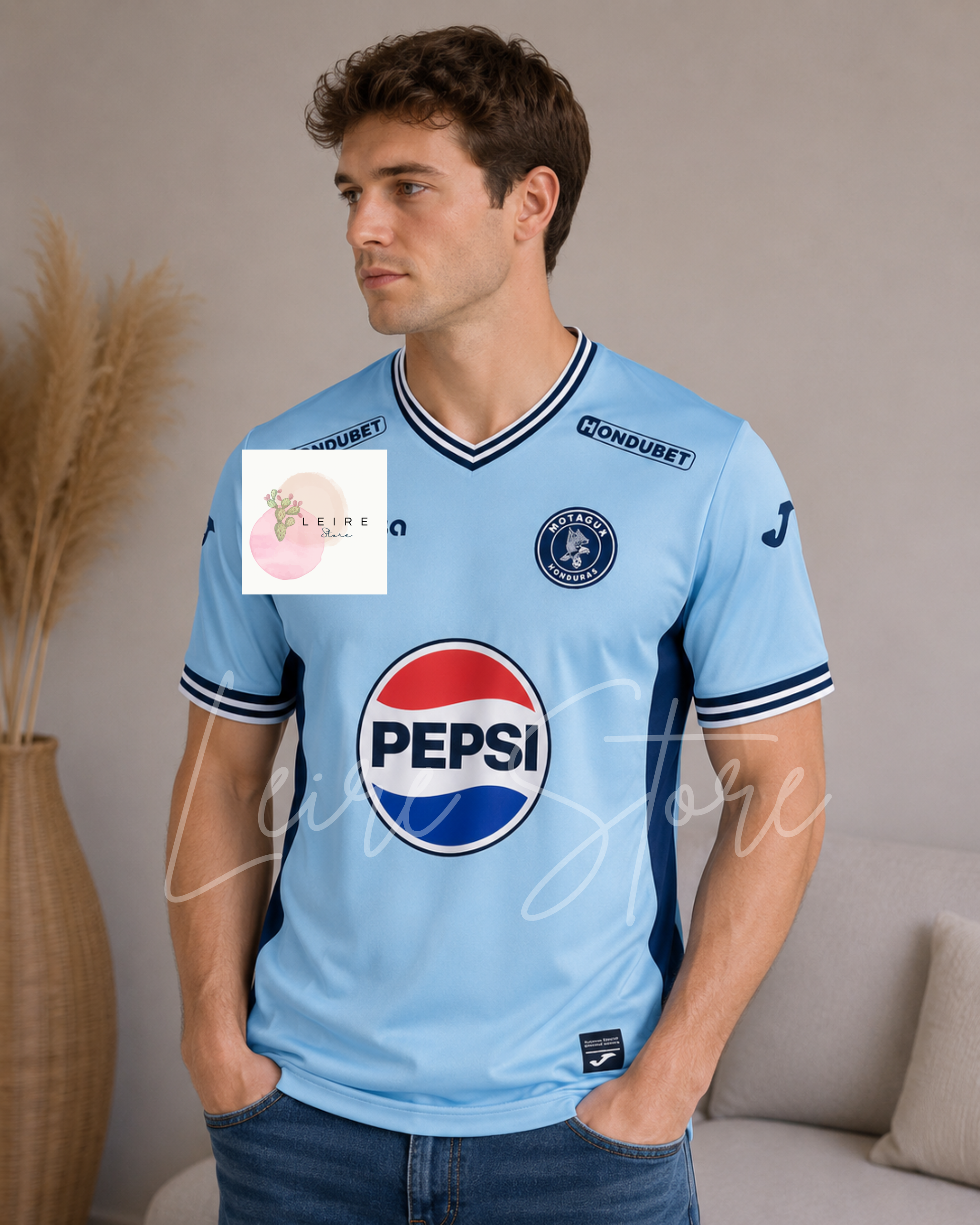 Camiseta deportiva del Motagua - Honduras Azul claro